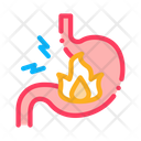 Stomach Heartburn Icon