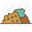 Stone Mineral Mining Icon