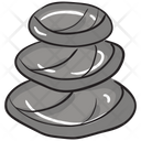 Stone Therapy Pebbles Spa Stones Icon
