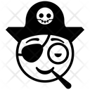 Outline Pirate Stoned Icon