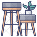 Chair Furniture Interior Icon
