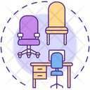 Stool Chair Workplace Icon