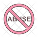 Stop Abuse Harassment Prohibited No Harassment Icon