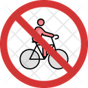 Stop Bicycle Icon