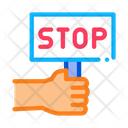 Stop Racism Nameplate Icon