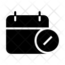 Stop Calendar Icon