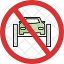 Stop Car On Bridge Icon