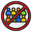 Stop Crowd Icon
