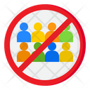 Stop Crowd Icon