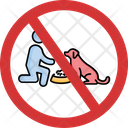 Stop Pet Food Icon