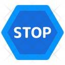 Stop Symbol Road Sign Stop Banner Icon