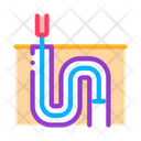 Drain Pipe Cleaning Icon