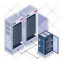 Server Room Storage Room Data Centers Icon