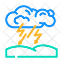 Stormy Weather Forecast Icon