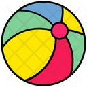 Sommer Ball Strand Symbol