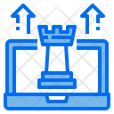 Chess Laptop Arrow Icon