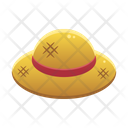 Straw Hat Summer Sunny Day Icon