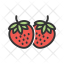 Strawberries Fruit Sweet Icon