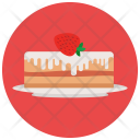 Strawberry cake Icon