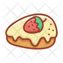 Strawberry Cheese Cake Cake Bakery Icon
