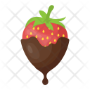 Chocolate Covered Strawberry Chocolate Icon
