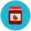 Strawberry jam Icon