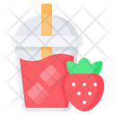 Strawberry Juice Fruit Icon