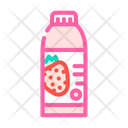 Strawberry Yogurt Icon