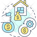 Streamline mortgage costs Icon