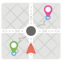 Street Map  Icon