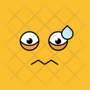 Stress Emoji Stress Expression Emoticons Icon