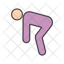 Stretching Human Activity Icon