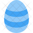 Stripes Decoration Egg Icon
