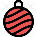 Stripped Bauble Ball Icon