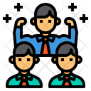 Strong Team Leader Icon