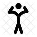 Strongman People Stroke Icon
