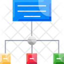 Infographicm Structure Data Flow Icon