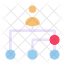 Structure Organization Hierarchy Network Icon
