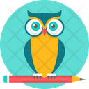 Owl Teacher Bird Icon