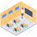Student Classroom Education Lecture Icon