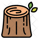 Ecology Forest Stump Icon