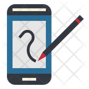 Write Smartphone Pencil Icon