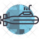 Submarine Nautical Navy Icon