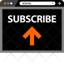 Subscribe Arrow Up Icon