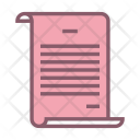 Subscription Note Paper Icon