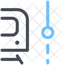 Subway Stop Segment Path Navigation Icon