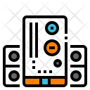 Subwoofer Loudspeaker Music Icon