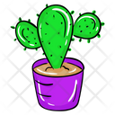 Succulent Plant Cactus Prickly Pear Icon