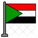 Sudan Country Flag Flag Icon