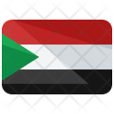 Sudan Flag Country Icon